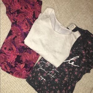 Bundle of 3 Crop Tops